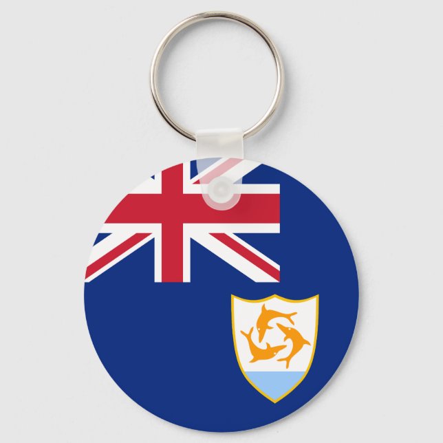 Flag of Anguilla Key Ring (Front)