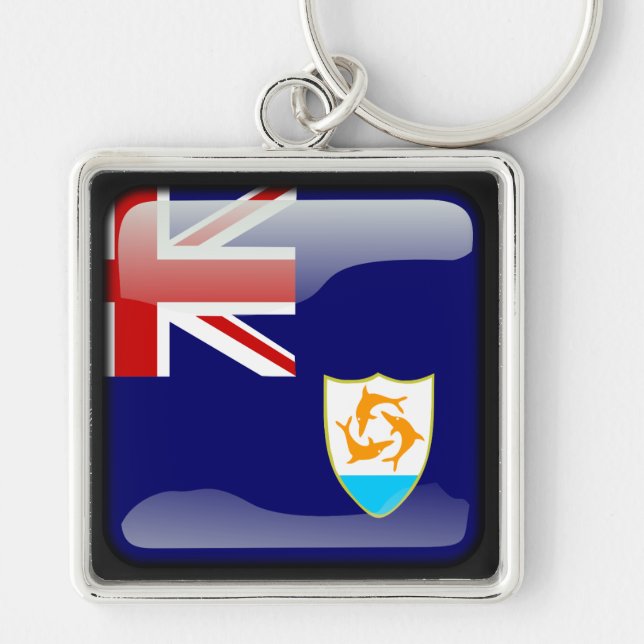 Flag of Anguilla Key Ring (Front)