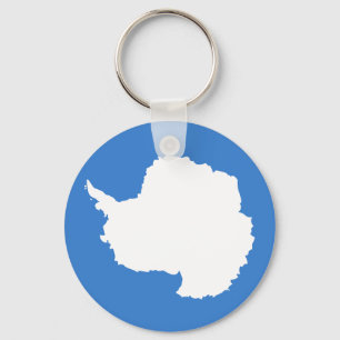 Flag of Antarctic Key Ring
