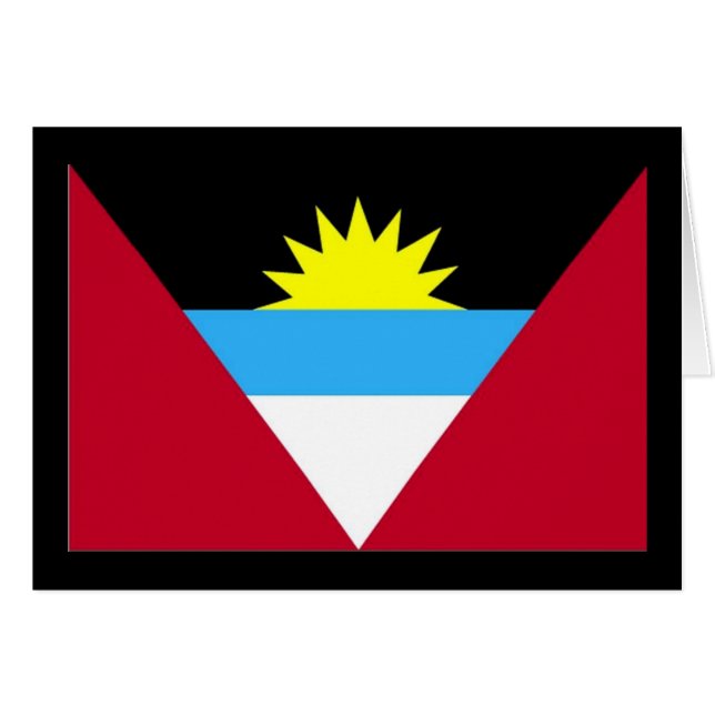 Flag of Antigua and Barbuda (Front Horizontal)