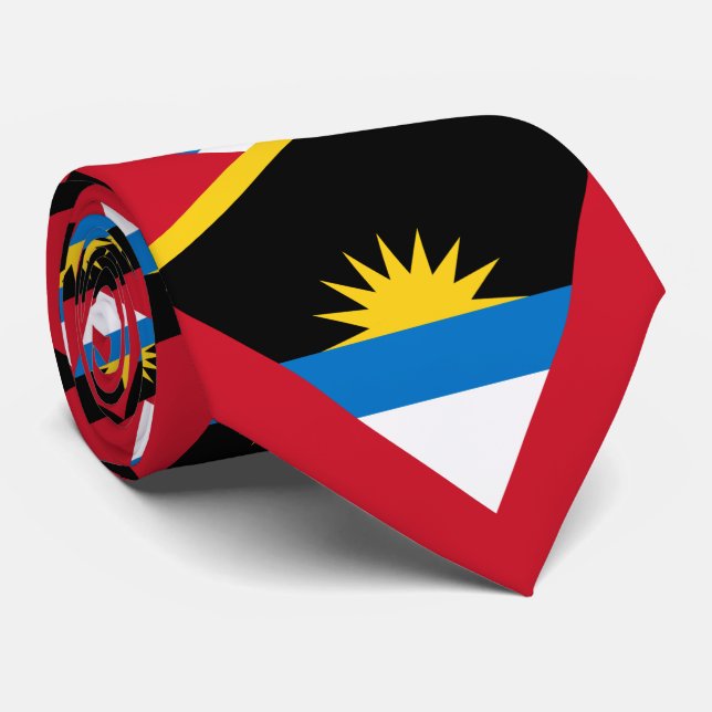 Flag of Antigua and Barbuda, Antiguan Barbudan Tie (Rolled)