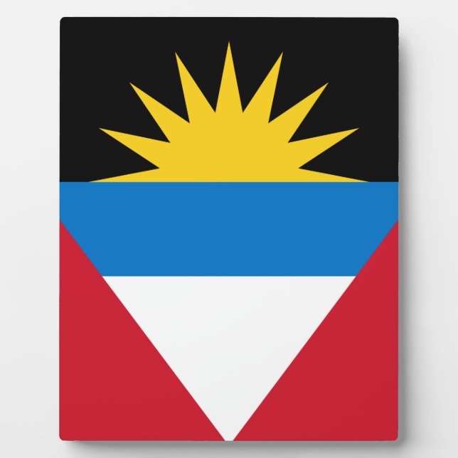 Flag of Antigua and Barbuda Plaque (Front)