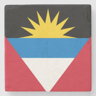 Flag of Antigua and Barbuda Stone Coaster
