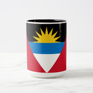 Flag of Antigua and Barbuda Two-Tone Coffee Mug