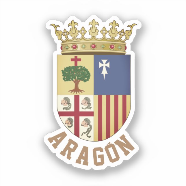 Flag of Aragón (autonomous community) Spain (Front)