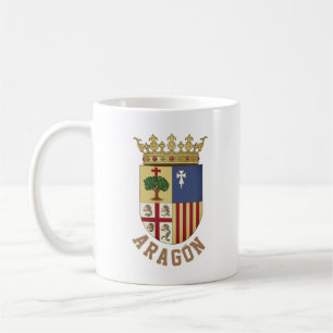 Flag of Aragón (autonomous community) Spain Coffee Mug