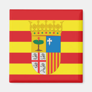 Flag of Aragón (autonomous community) Spain Magnet