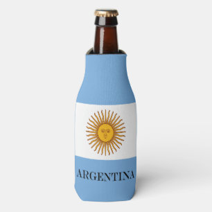 Flag of Argentina Bandera De Argentina Bottle Cooler