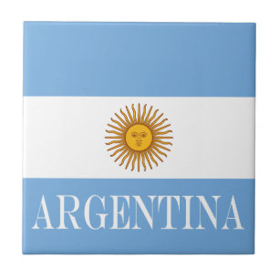 Flag of Argentina Bandera De Argentina Ceramic Tile