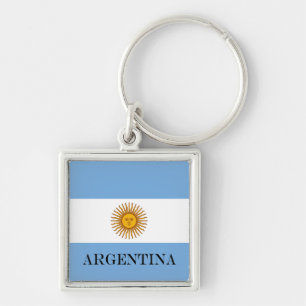 Flag of Argentina Bandera De Argentina Key Ring