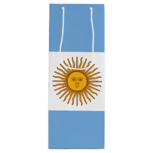 Flag of Argentina Bandera De Argentina Wine Gift Bag