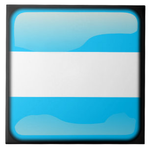 Flag of Argentina Ceramic Tile
