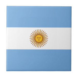 Flag of Argentina Ceramic Tile