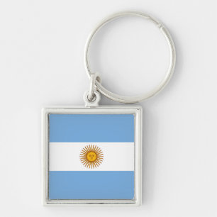 Flag of Argentina Key Ring