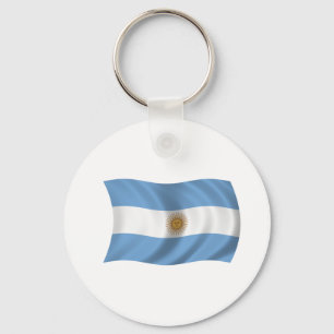 Flag of Argentina Key Ring