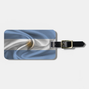Flag Of Argentina Luggage Tag