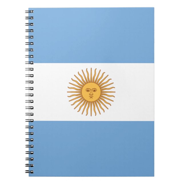 Flag of Argentina Notebook (Front)