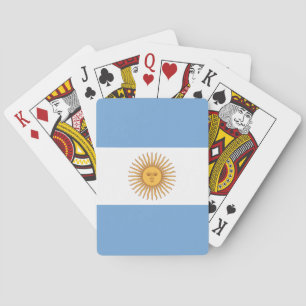 Flag of Argentina Playing Cards