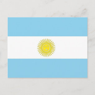 Flag of Argentina Postcard
