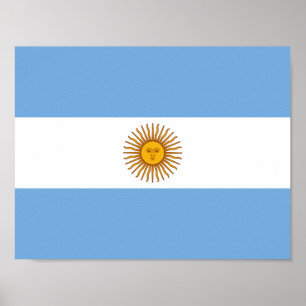 Flag of Argentina Poster