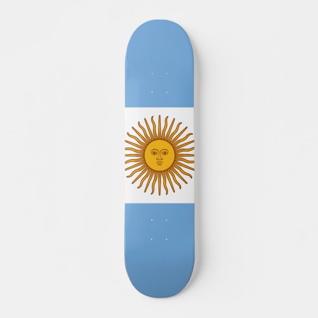 Flag of Argentina Skateboard (Front)