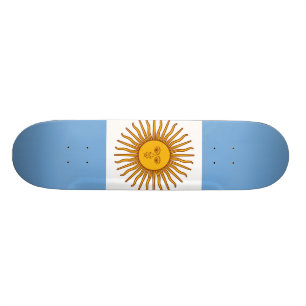 Flag of Argentina Skateboard