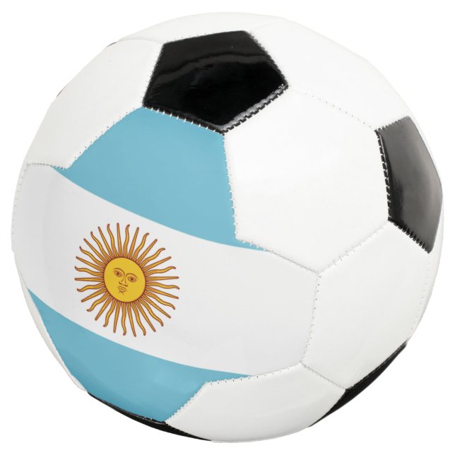 Flag of Argentina Soccer Ball (Three Quarter)