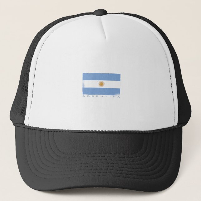 Flag of ARGENTINA Trucker Hat (Front)