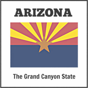 Flag of Arizona with state motto