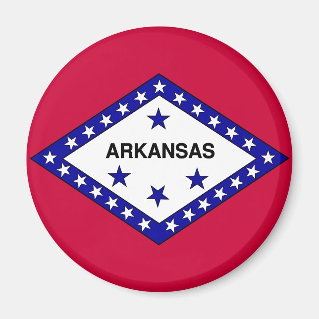 Flag of Arkansas Magnet (Front)