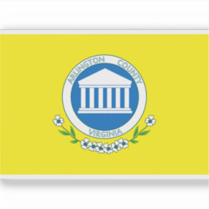 Flag of Arlington County, Virginia (1983–2022),USA
