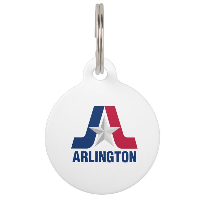 Flag of Arlington, Texas Pet ID Tag (Front)