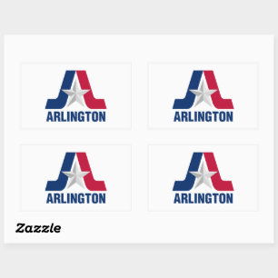 Flag of Arlington, Texas  Rectangular Sticker