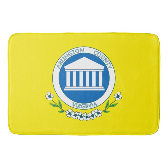 Flag of Arlington (Virginia) Bath Mat (Front)
