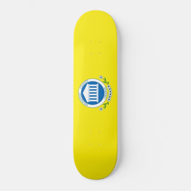 Flag of Arlington (Virginia) Skateboard (Front)