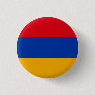 Flag of Armenia 3 Cm Round Badge