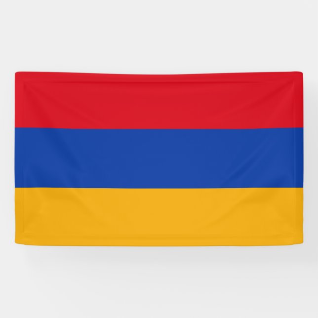 Flag of Armenia Banner (Horizontal)