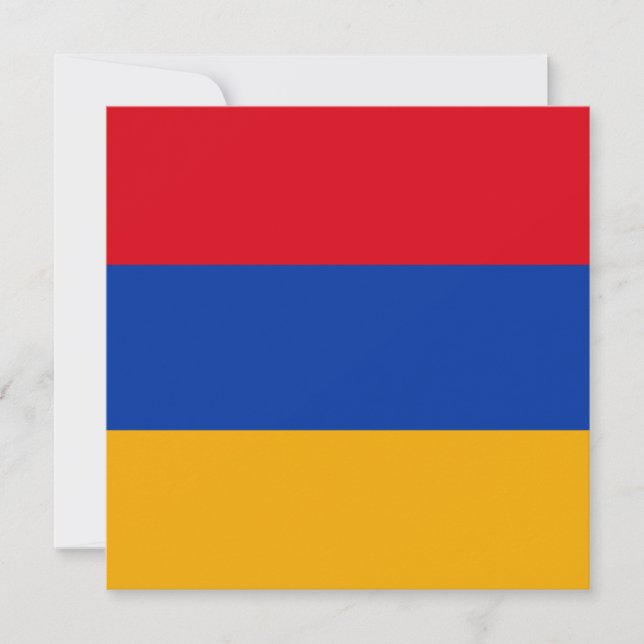 Flag of Armenia Card (Front)