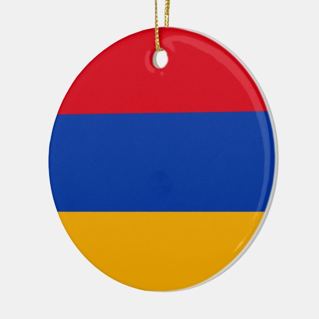 Flag of Armenia Ceramic Ornament (Left)