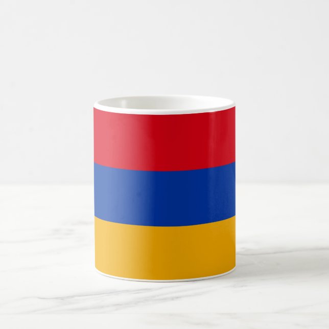 Flag of Armenia Coffee Mug (Center)