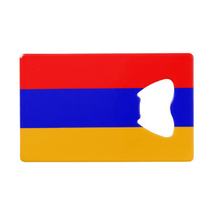 Flag of Armenia Credit Card Bottle Opener