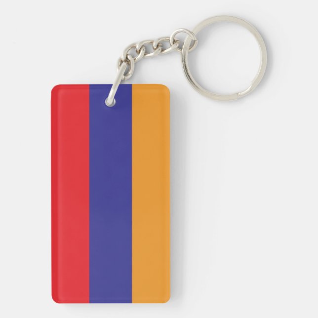 Flag of Armenia Key Ring (Back)