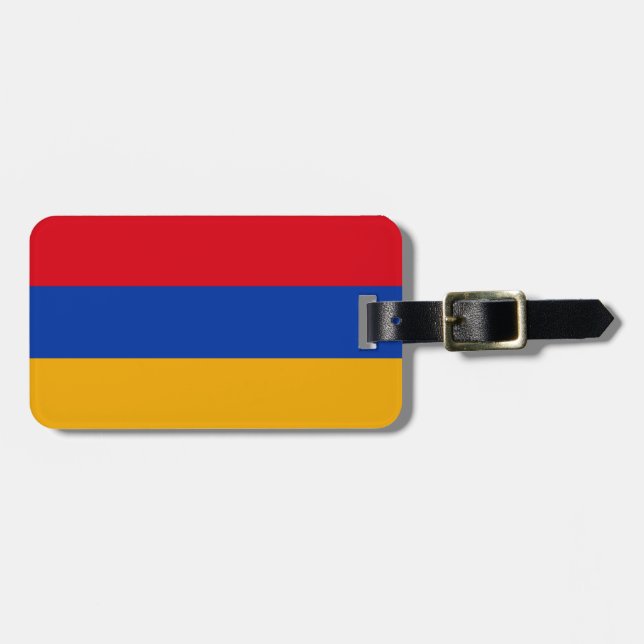 Flag of Armenia Luggage Tag (Front Horizontal)