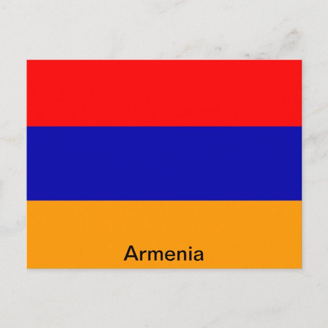 Flag of Armenia Postcard (Front)