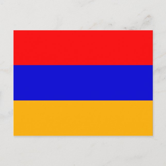 Flag of Armenia  Postcard (Front)