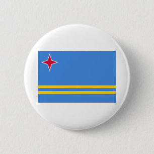 Flag of Aruba 6 Cm Round Badge
