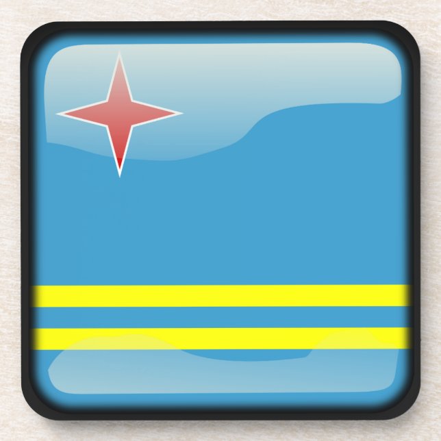 Flag of Aruba Coaster (Front)