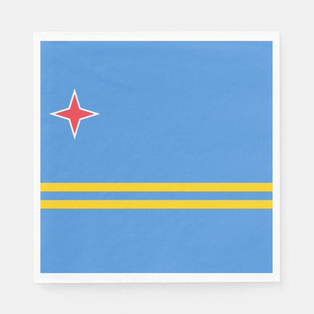 Flag of Aruba Napkin (Front)