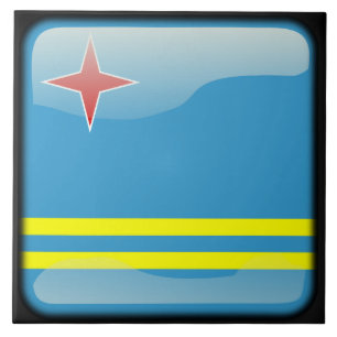 Flag of Aruba Tile