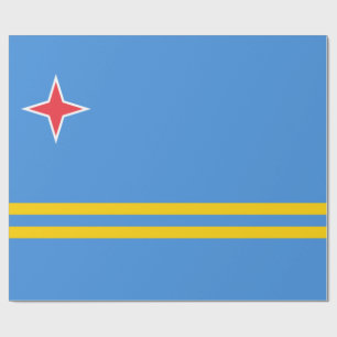 Flag of Aruba Wrapping Paper